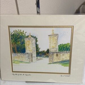 Colorful Landscape Watercolor Painting